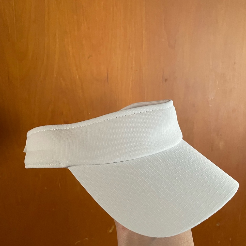 White Visor Hat